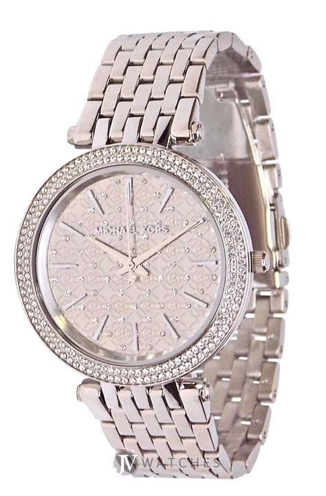 michael kors watch silver women's.